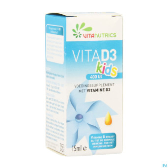 Vitad3 400ui kids    vitanutrics gutt 15ml