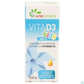 Vitad3 400ui kids    vitanutrics gutt 15ml