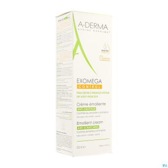Aderma exomega control creme emollient  tube 200ml
