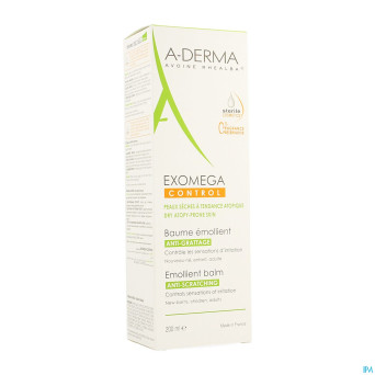 Aderma exomega control baume emollient  tube 200ml