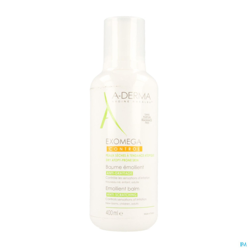 Aderma exomega control baume emollient  tube 400ml