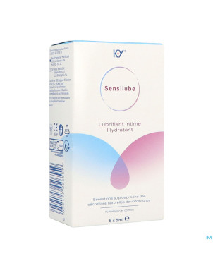 Durex ky sensilube lubrifiant monodose 6x5ml