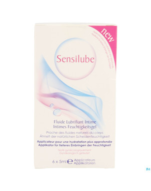 Durex ky sensilube lubrifiant monodose 6x5ml