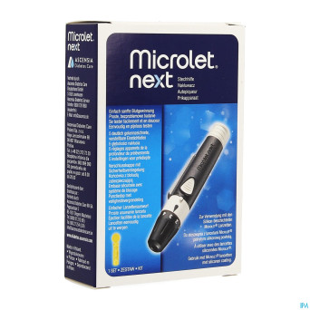 Ascensia microlet next autopiqueur + 10 aiguilles