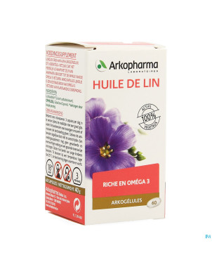 Arkogelules huile de lin    60