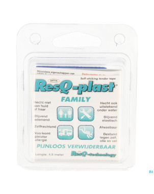 Resq-plast family 4,5mx50mm bleu 1