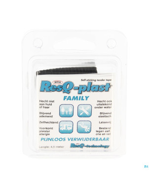 Resq-plast family 4,5mx50mm noir 1