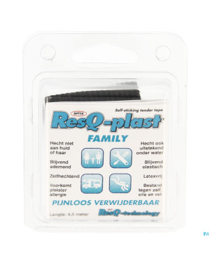 Resq-plast family 4,5mx50mm noir 1