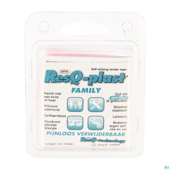 Resq-plast family 4,5mx50mm rose 1