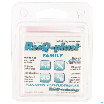 Resq-plast family 4,5mx50mm rose 1
