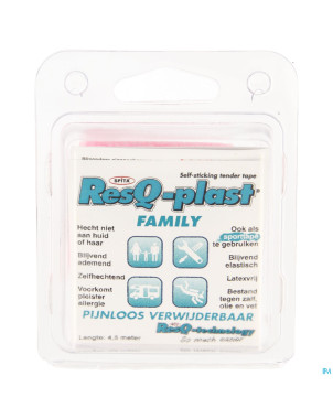Resq-plast family 4,5mx50mm rose 1