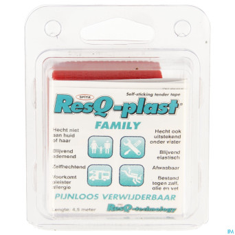 Resq-plast family 4,5mx50mm rouge 1