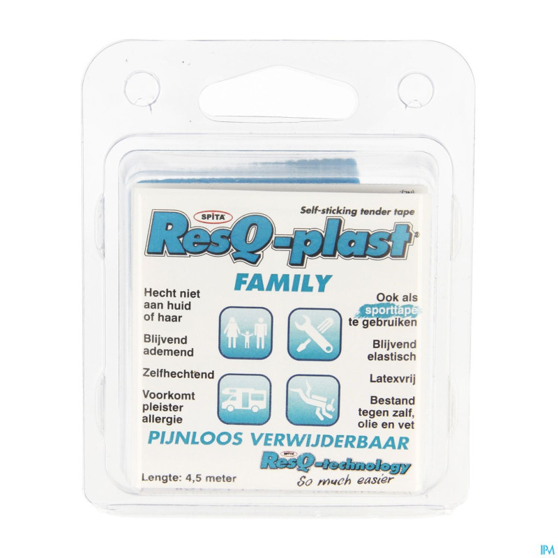 Resq-plast family 4,5mx50mm turquoise 1