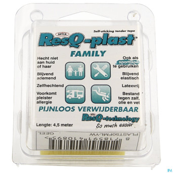 Resq-plast family 4,5mx50mm jaune 1