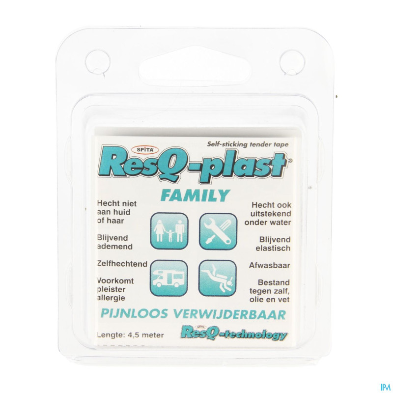 Resq-plast family 4,5mx50mm blanc 1