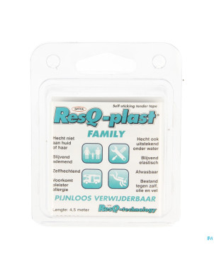 Resq-plast family 4,5mx50mm blanc 1