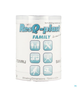 Resq-plast family 4,5mx75mm bleu 1