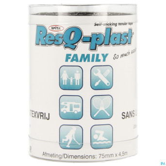 Resq-plast family 4,5mx75mm noir 1