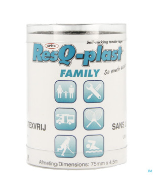 Resq-plast family 4,5mx75mm noir 1