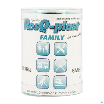 Resq-plast family 4,5mx75mm vert 1