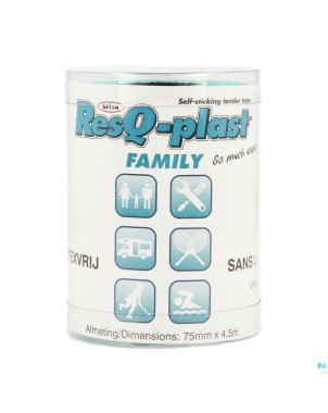 Resq-plast family 4,5mx75mm vert 1