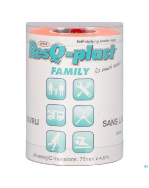 Resq-plast family 4,5mx75mm orange 1