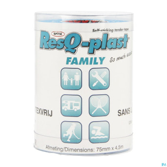 Resq-plast family 4,5mx75mm turquoise 1