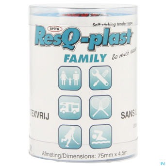 Resq-plast family 4,5mx75mm turquoise 1