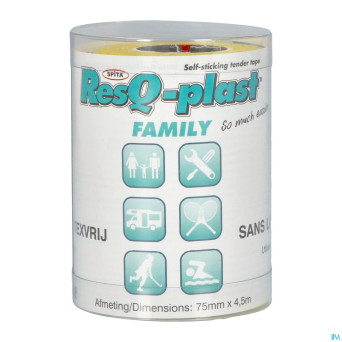 Resq-plast family 4,5mx75mm jaune 1
