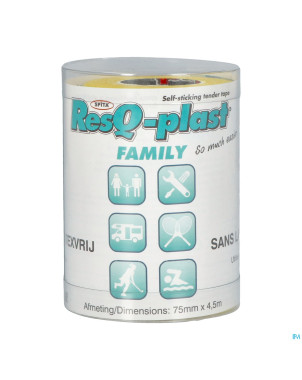 Resq-plast family 4,5mx75mm jaune 1