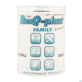 Resq-plast family 4,5mx75mm blanc 1