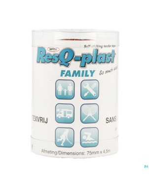 Resq-plast family 4,5mx75mm blanc 1