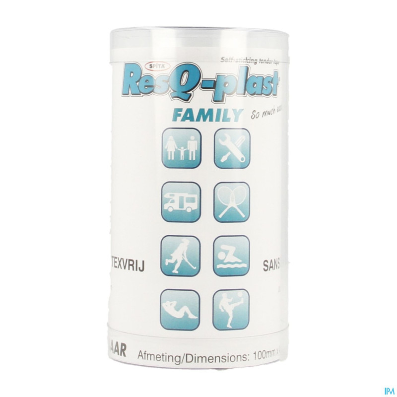 Resq-plast family 4,5mx100mm bleu 1