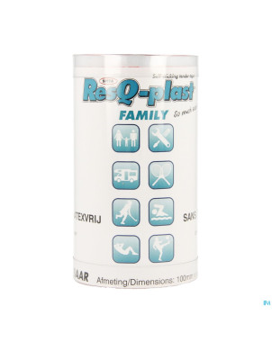 Resq-plast family 4,5mx100mm rouge 1