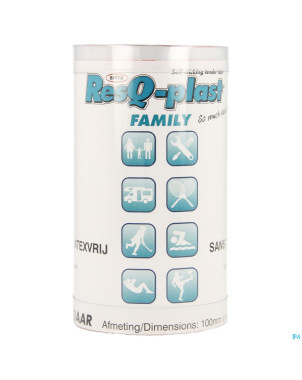 Resq-plast family 4,5mx100mm rouge 1