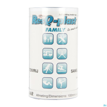 Resq-plast family 4,5mx100mm turquoise 1