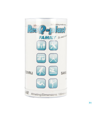 Resq-plast family 4,5mx100mm turquoise 1