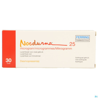 Nocdurna 25mcg lyophilisat usage oral 30 x 1