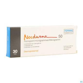 Nocdurna 50mcg lyophilisat usage oral 30 x 1