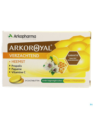 Arkoroyal propolis papaine miel pastilles 24