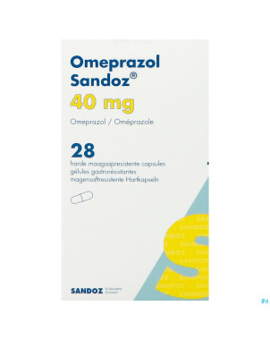 Omeprazol sandoz 40 mg pi pharma caps 28x40mg pip