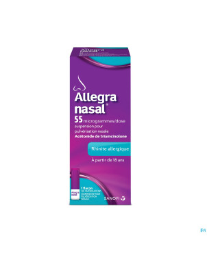 Allegra nasal 55mcg/dose susp pulv. 120 pulv.