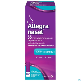 Allegra nasal 55mcg/dose susp pulv. 120 pulv.