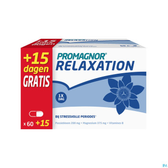 Promagnor relaxation caps  60+15 gratuit    promo