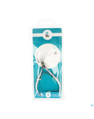 Plic pince cuticules acier inoxyd. double ressort
