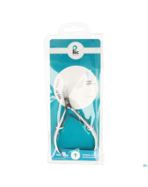 Plic pince cuticules acier inoxyd. double ressort