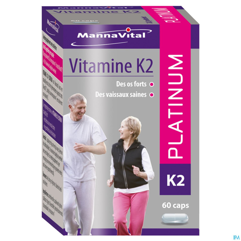 Mannavital vitamine k2 platinum nf    caps  60