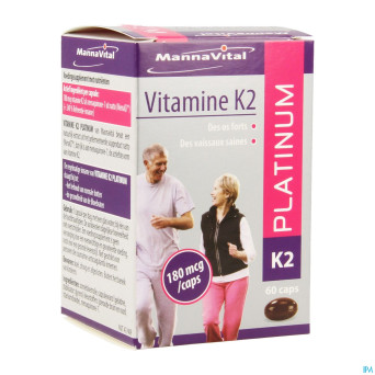 Mannavital vitamine k2 platinum nf    caps  60