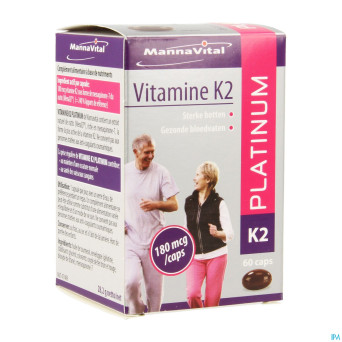 Mannavital vitamine k2 platinum nf    caps  60