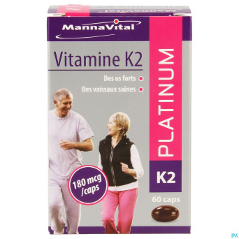 Mannavital vitamine k2 platinum nf    caps  60